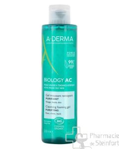 ADERMA BIOLOGY AC GEL MOUSSANT PURIFIANT NETTOYANT 200ML