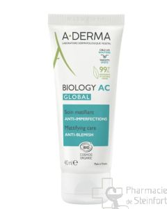 ADERMA BIOLOGY AC GLOBAL MATTIERENDE PFLEGE GEGEN HAUTUNREINHEITEN 40ML