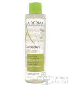 ADERMA BIOLOGY EAU MICELLAIRE DEMAQUILLANTE HYDRA DERMATO 200ML