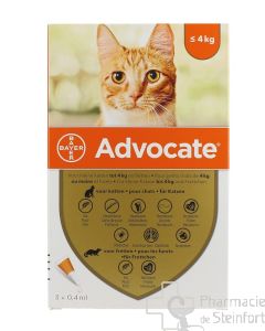 Advocate Spot on Kleine Katzen < 4 kg 3 x 0.4 ml