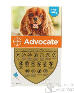 Advocate Spot on Mittelgroße Hunde 4 - 10 kg 3 x 1 ml