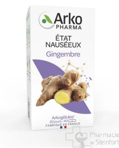 Arkogélules Gingembre 40 Gélules