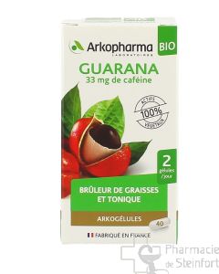 Arkogélules Guarana Bio 40 Gélules
