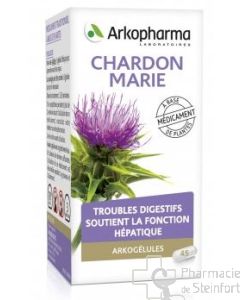 ARKOGELULES CHARDON MARIE BIO Digestion 45 CAPSULES