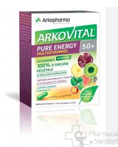 ARKOVITAL PURE ENERGIE 50+ 60 Gelules