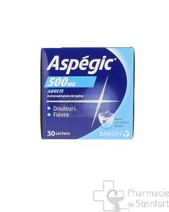 ASPEGIC 500 MG 30 SACHETS