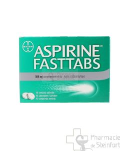 ASPIRINE FASTTAPS 500 MG 40 TABLETTEN