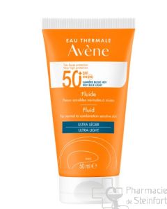 AVENE SOLAIRE CLEANANCE PEAUX GRASSES SPF50+ 50ML