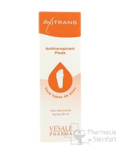 AXITRANS ANTI TRANSPIRANT SOINS DES PIEDS SPRAY 30 ML