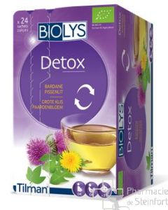 BIOLYS BARDANE-PISSENLIT Detox BIO 24 SACHETS