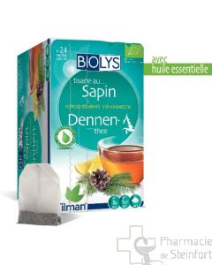 BIOLYS SAPIN INFUSION refroidissements BIO 24 SACHETS