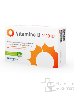Vitamine D 1000 IU 168 Comprimés