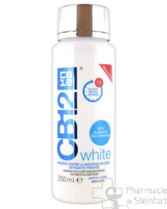 CB12 BAIN DE BOUCHE WHITE 250ML