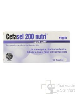 CEFASEL 200 NUTRI SELEN 100 TABLETTES