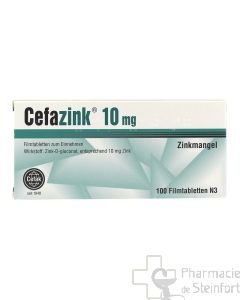 CEFAZINK 10 MG 100 COMPRIMES