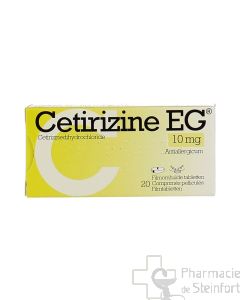 CETIRIZINE EG 10 MG 50 filmtabletten