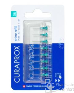 CURAPROX CPS 06 PRIME REFILL türkis 8 Interdentalbürstchen