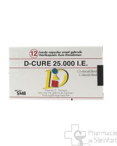 D CURE 25000 UI 12 GELULES