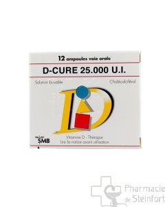 D CURE 25000 U/ML 12 Ampullen