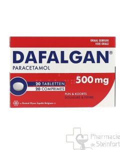 DAFALGAN 500 MG 20 TABLETTEN