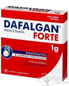 DAFALGAN FORTE 1 G 8 COMPRIMES EFFERVESCENTS