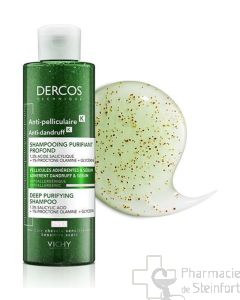 DERCOS ANTI PELLICULAIRE SHAMPOOING Purifiant  K 250ML