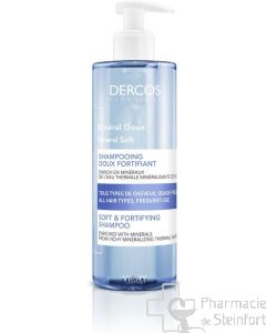 DERCOS MINERAL DOUX SHAMPOOING DOUX FORTIFIANT 400 ML