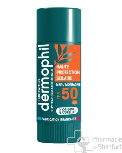 DERMOPHIL lèvres  HAUTE PROTECTION SOL SPF50 4G
