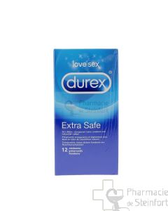 DUREX EXTRA SAFE 12 PRESERVATIFS