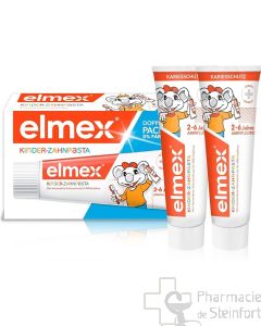 Elmex Dentifrice Enfants 2-6 ans 2 x 50 ml
