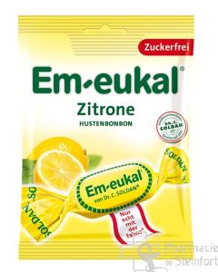 EM EUKAL HUSTENBONBON Zuckerfrei ZITRONE ZF 75 G