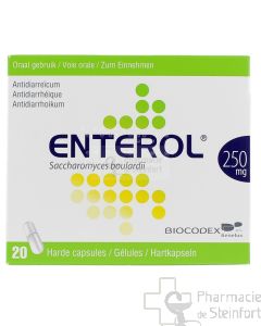 ENTEROL 250 MG 20 CAPSULES