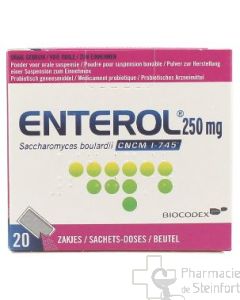 ENTEROL 250 MG 20 SACHETS