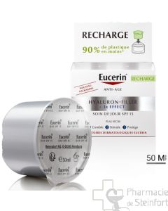 EUCERIN HYALURON FILLER X3 JOUR LSF15 NACHFÜLLKAPSEL TAGESCREME 50ML