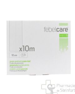 FEBELCARE MED 5 BANDE ADHESIVE NON-TISSE 10CMx 10M  1 rouleau