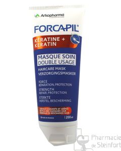 FORCAPIL KERATINE MASQUE SOIN DOUBLE USAGE 200ML