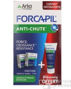 FORCAPIL pack découverte antichute 120 comprimés cure de 2 mois + shampoing