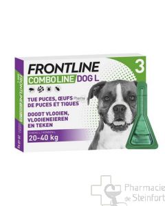 FRONTLINE COMBO LINE DOG CHIEN L 20-40kg SPOT ON 3 PIPETTES