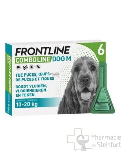 FRONTLINE COMBO LINE DOG CHIEN M 10-20 KG SPOT ON 6 PIPETTES