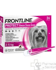 Frontline Protect Spot on Hunde 2 - 5 kg 3 Pipetten
