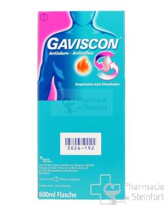 GAVISCON ANTIACIDE-ANTIREFLUX SUSPENSION BUVABLE 600ML