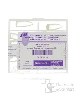 GLYCERINE SOPRELI BABY 10 ZÄPFCHEN 