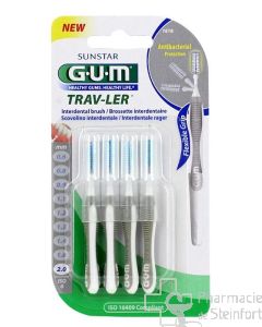 GUM TRAV-LER Interdentalbürsten 2,0 MM 4 Stück 1618