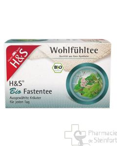 H+S BIO WOHLFUHLTEE FASTENTEE 20 SACHETS