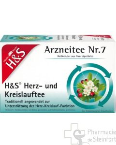 H+S HERZ - KREISLAUFTEE 20 Filterbeute NR 7