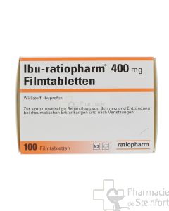 IBU RATIOPHARM 400 MG 100 COMPRIMES