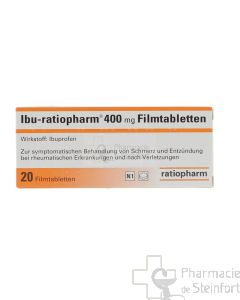 IBU RATIOPHARM 400 MG 20 TABLETTEN