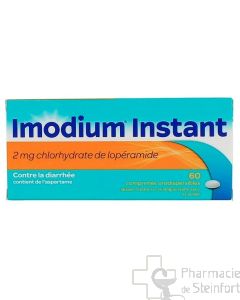 IMODIUM INSTANT 2 MG 60 COMPRIMES ORODISPERSIBLES