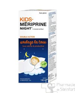 KIDS Enfant MERIPRINE NIGHT SIROP TOUX + 1an 180ML