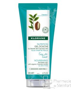 KLORANE GEL DOUCHE BEURRE DE CUPUACU BIO EAU TIARE 200 ML